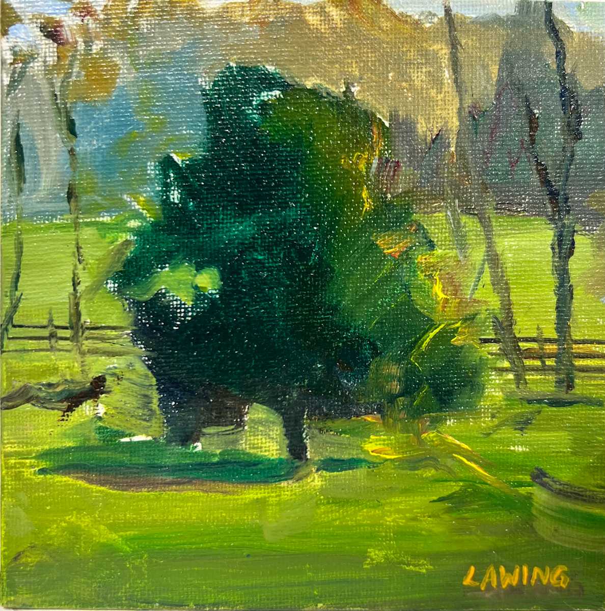 A Tree In The Pasture by Julia Chandler Lawing, Image 2.