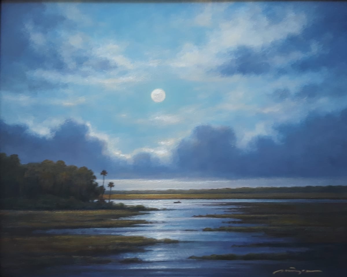 Moonrise on the River by Peter Pettegrew, Image 3.