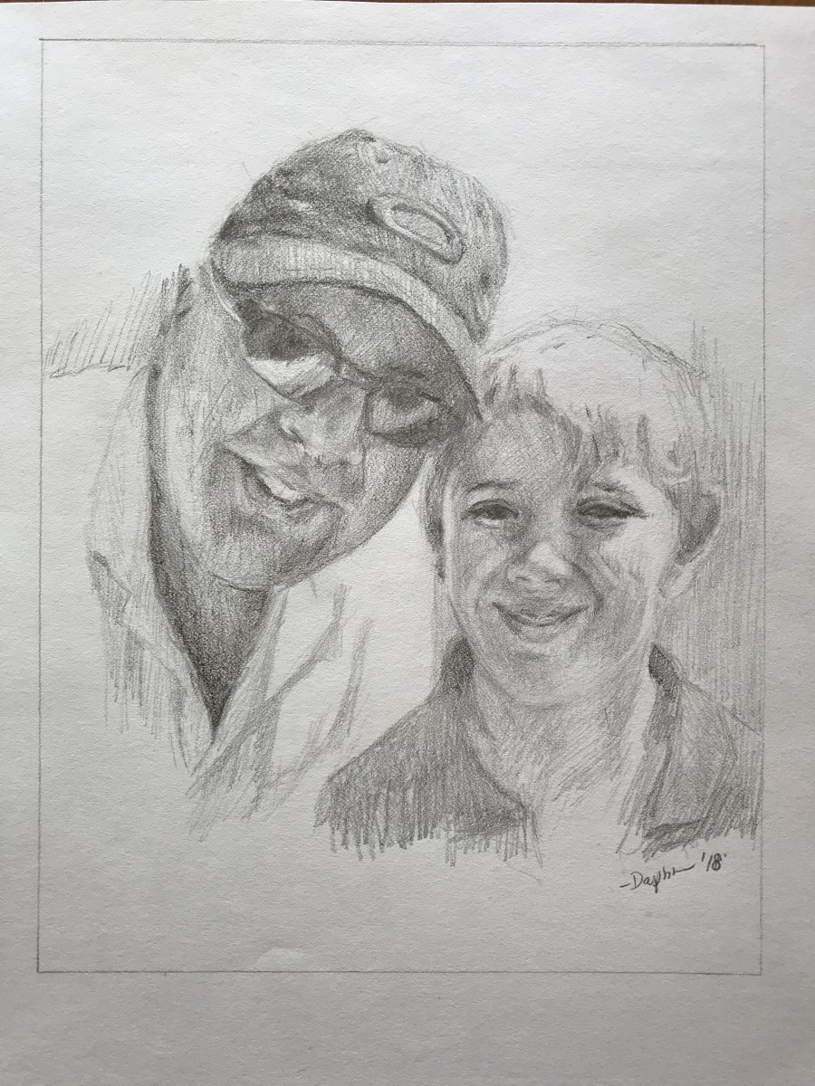 Father's Day Commission by Daphne Cote 