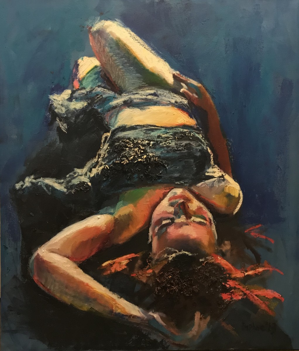 Reclined in Color by Daphne Cote 