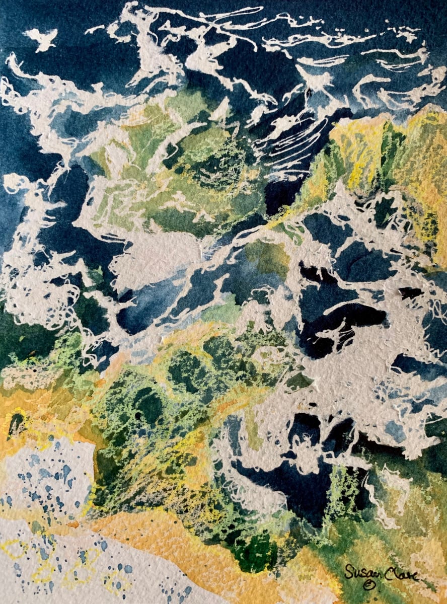 Rock Pools 3 (set of 4) by Susan Clare 