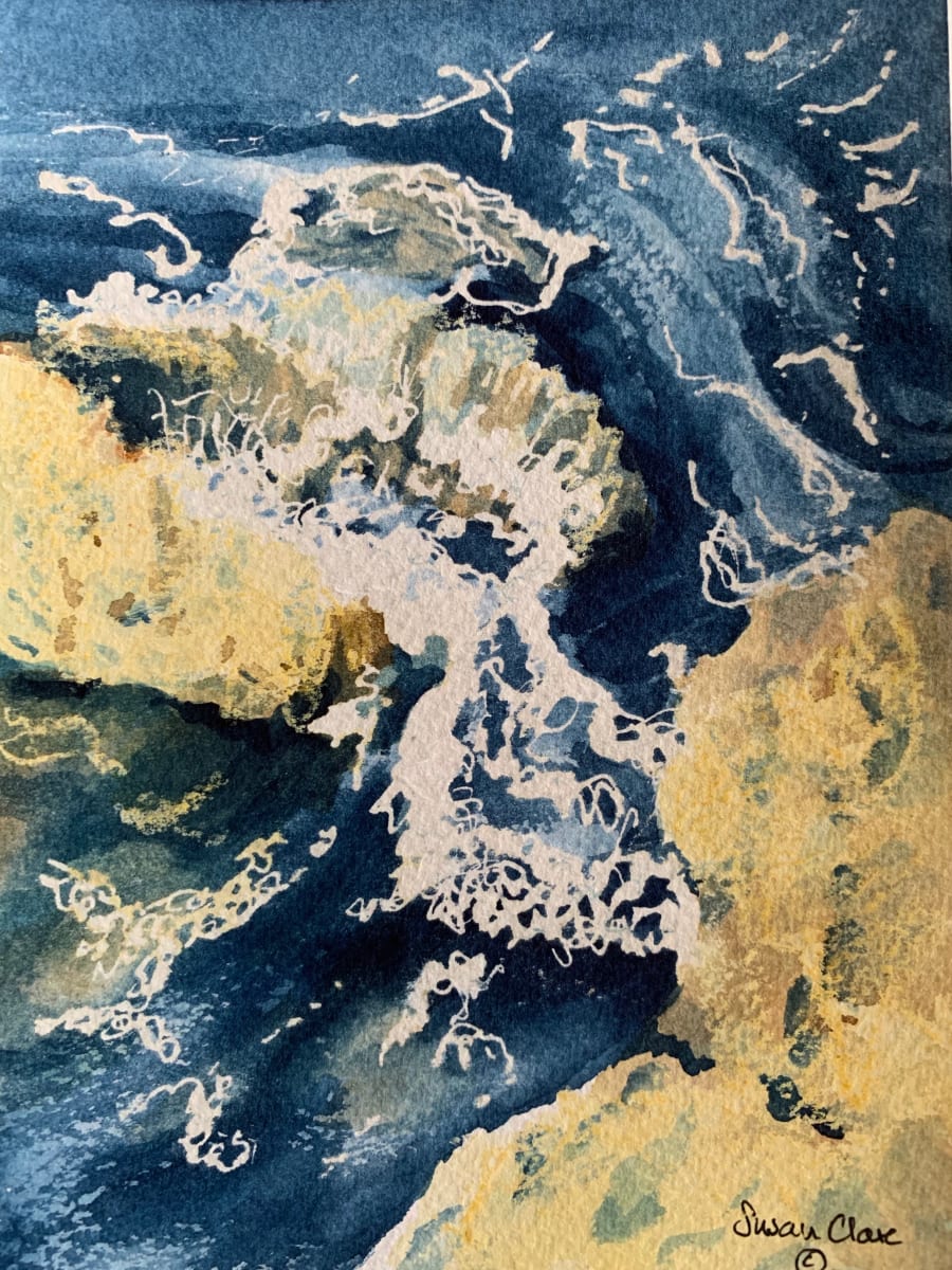 Rock Pools 1 (set of 4) by Susan Clare 