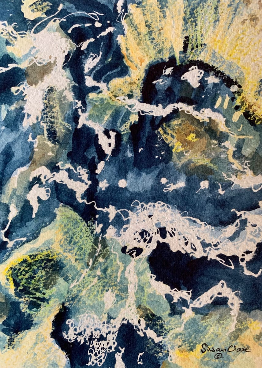 Rock Pools 4 (set of 4) by Susan Clare 