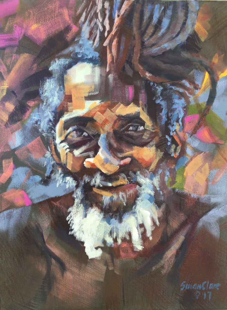 Rastaman and Red Bush by Susan Clare, Image 1.