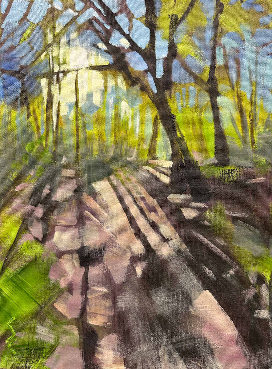 Woodland Path by Susan Clare 