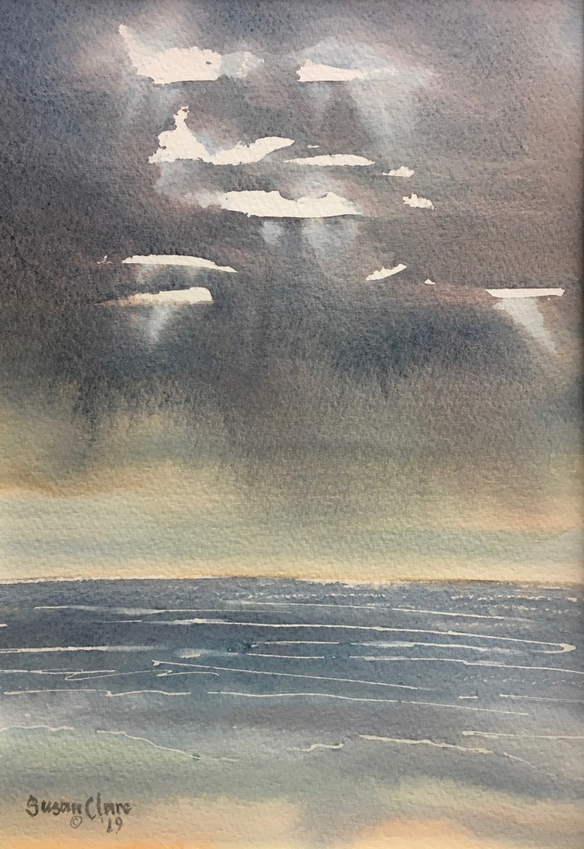 Sunlight and Storm Clouds by Susan Clare 