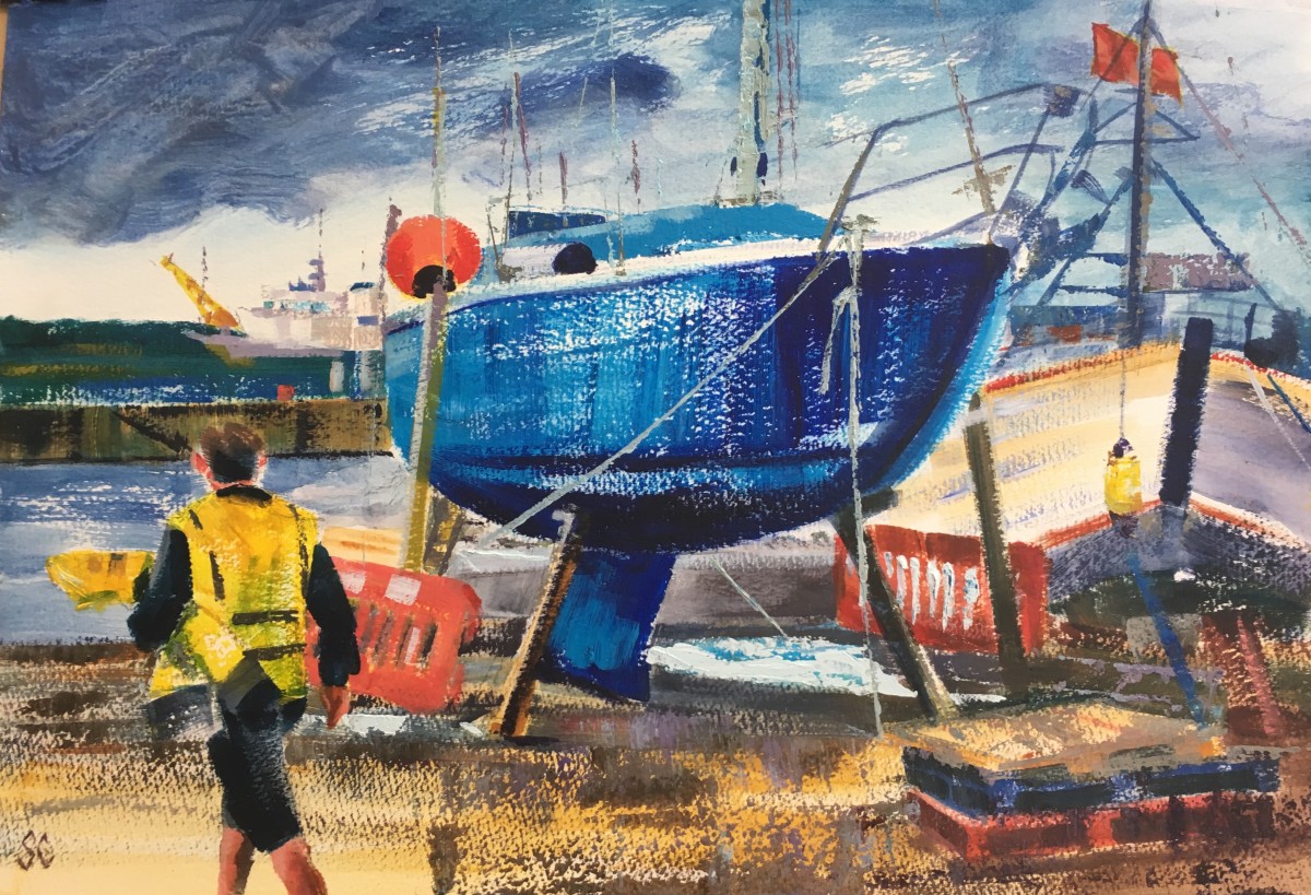 Day-Glo Jacket, Penzance by Susan Clare 