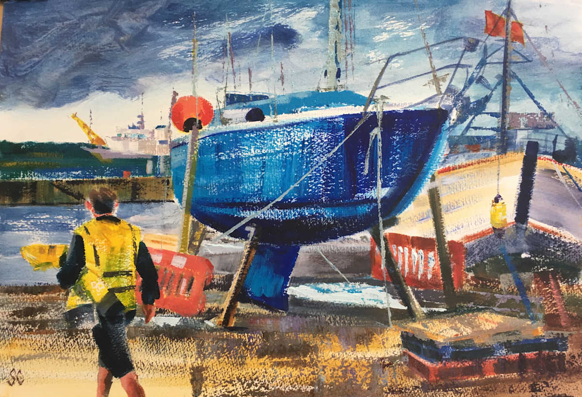 Day-Glo Jacket, Penzance by Susan Clare, Image 1.