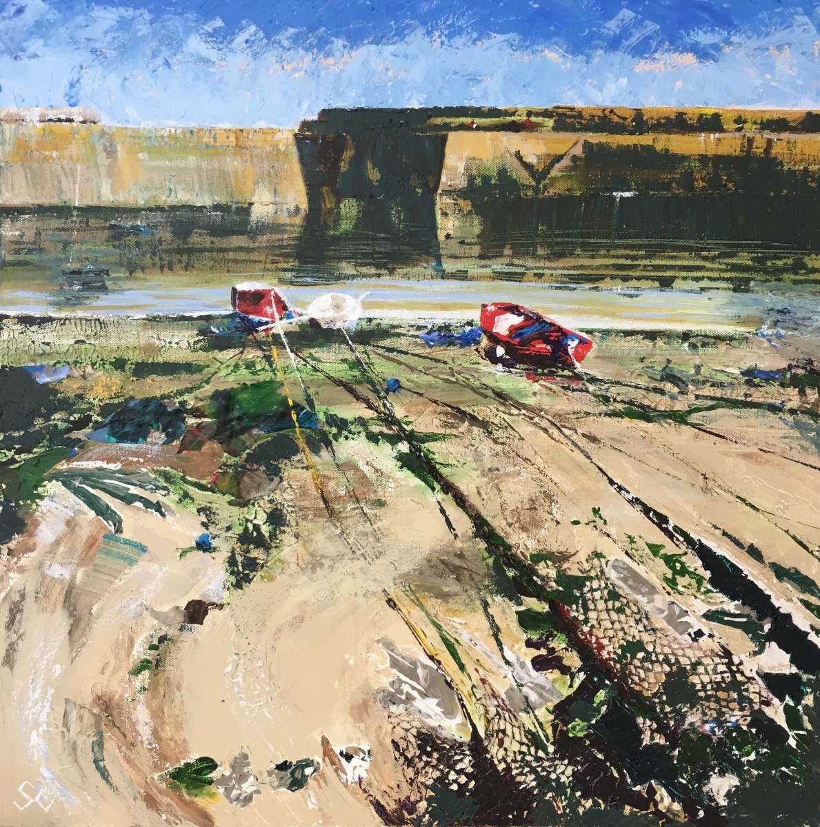 Mousehole Harbour by Susan Clare 