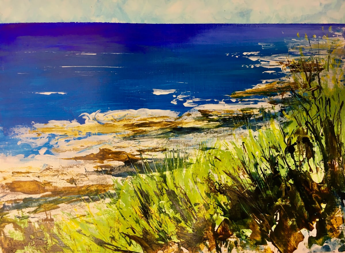 Cornish Coast (sketch) by Susan Clare, Image 1.
