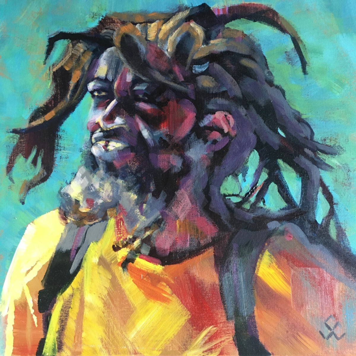 Beach Rasta by Susan Clare 