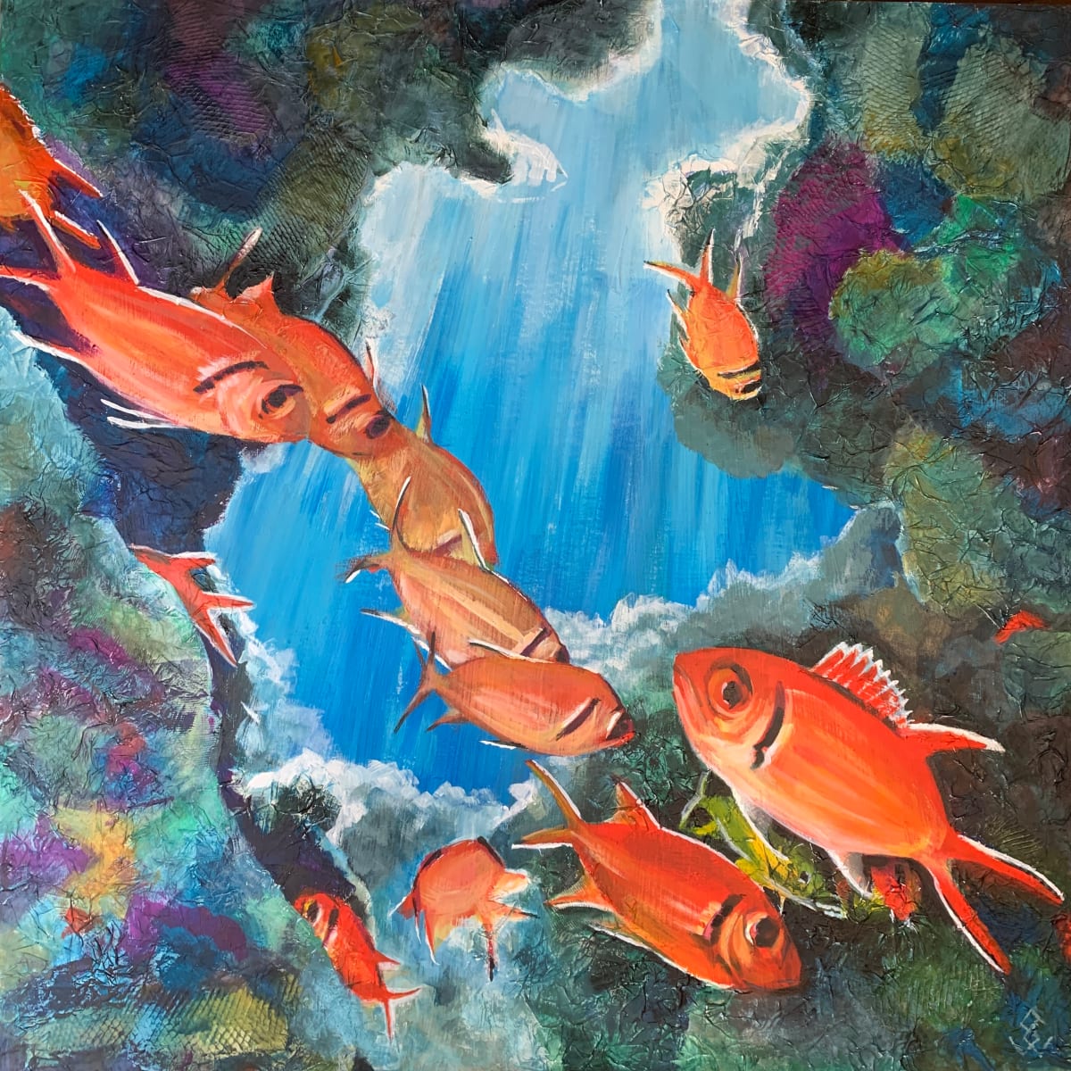 Coral Crevice by Susan Clare  Image: Full image