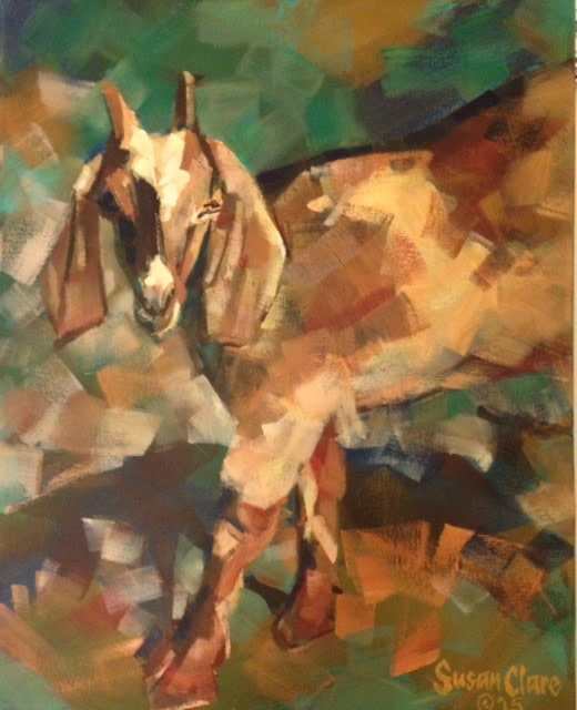 Nubian Goat by Susan Clare 