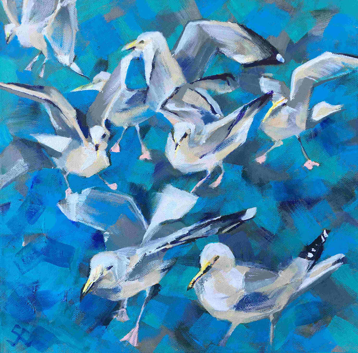 Seagulls 1 by Susan Clare, Image 1.