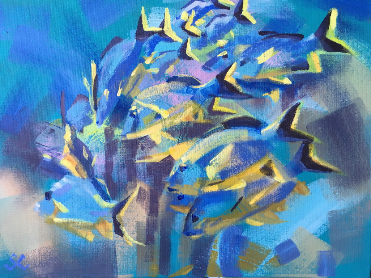 Grunt on the Reef by Susan Clare, Image 1.