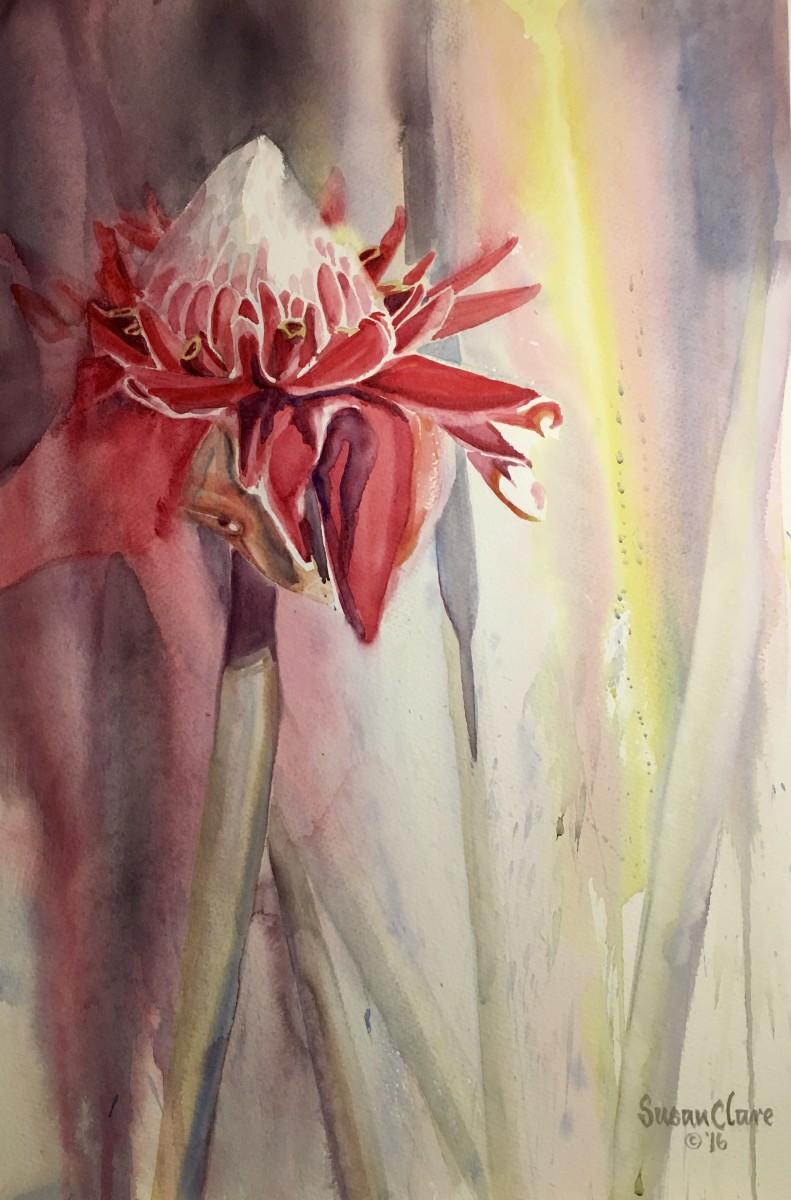 Red Torch  by Susan Clare 