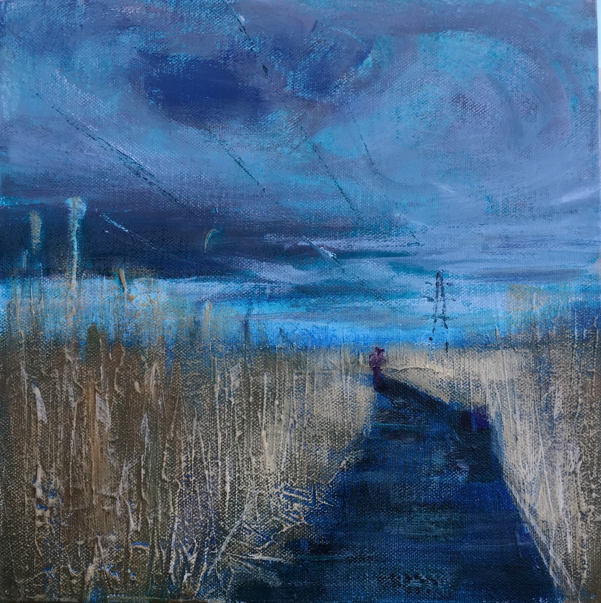 Walkway in the Reeds by Susan Clare 