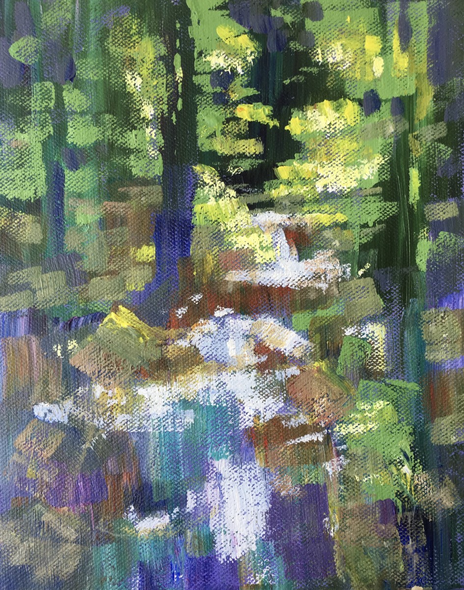 Sparkling Stream by Susan Clare 