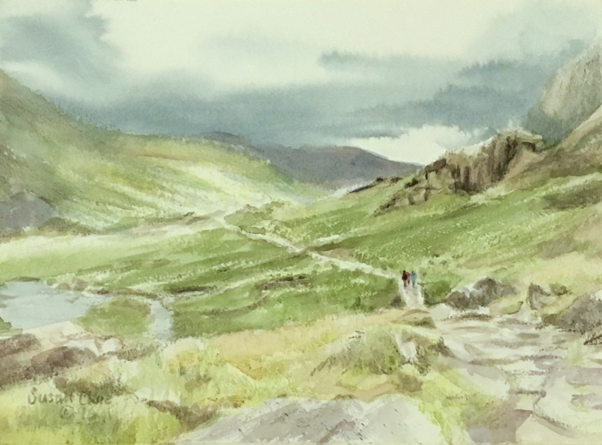 'Cwm Idwal' Devil's Bowl Valley by Susan Clare, Image 1.