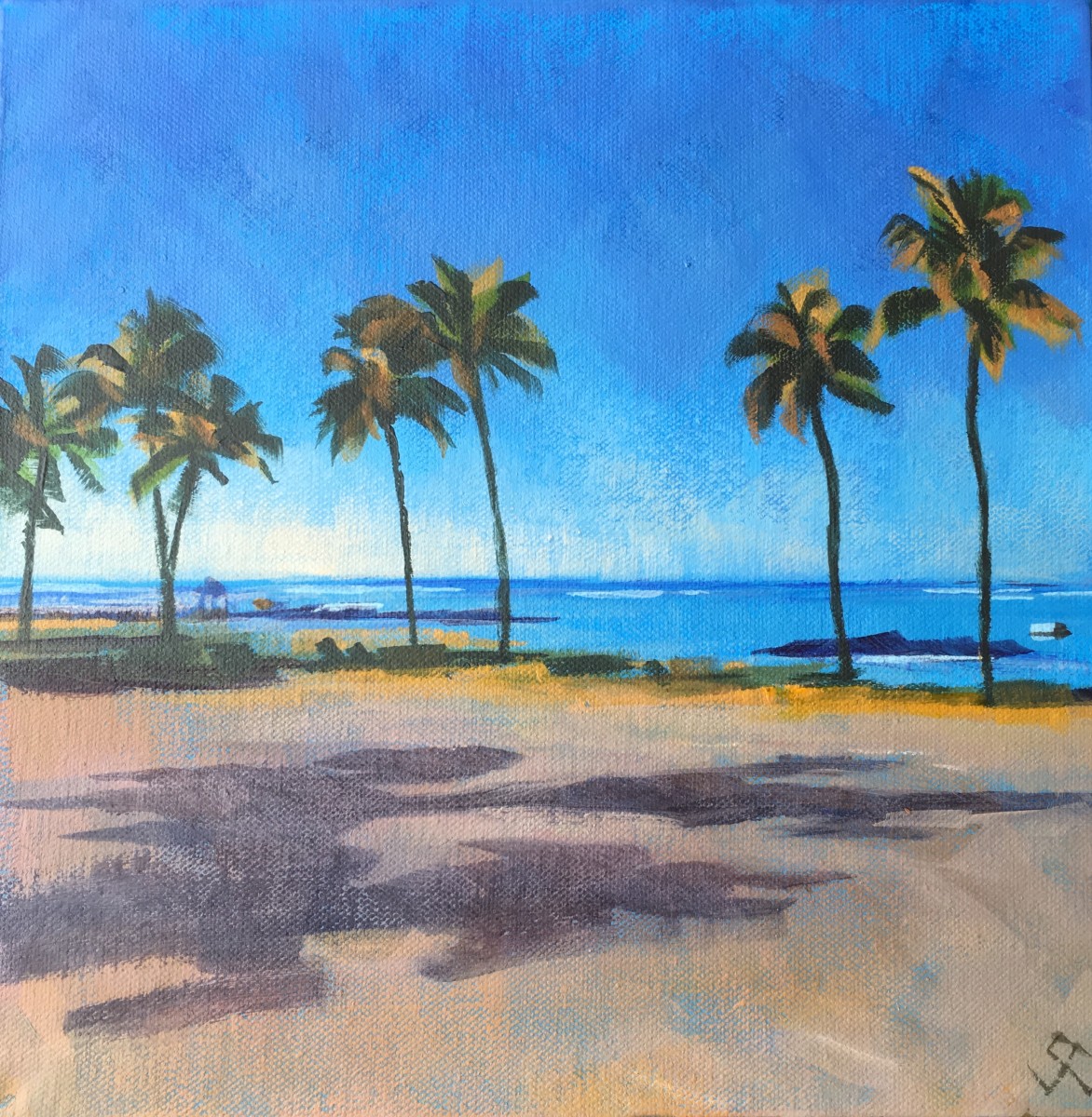 Bel Ombre Beach by Susan Clare 