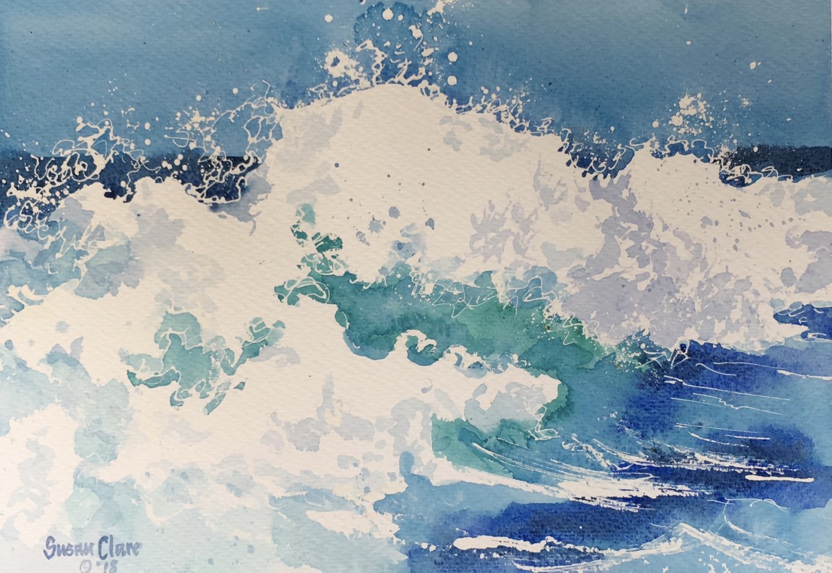 Wave Splash by Susan Clare 