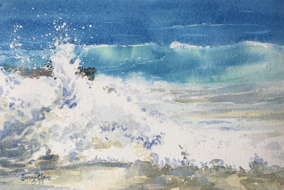 Wave Splash 2 by Susan Clare 