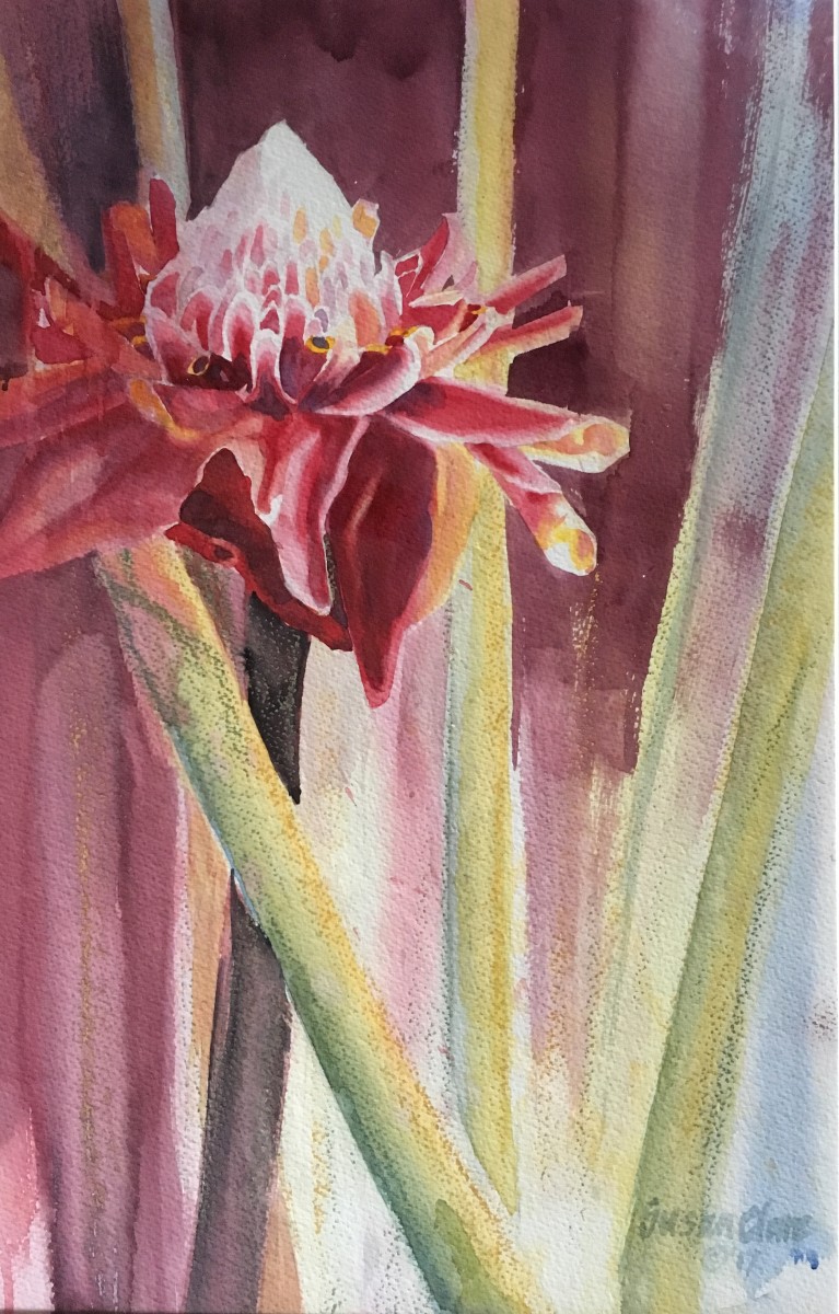 Red Torch 2 by Susan Clare 