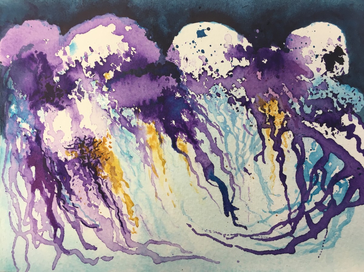 Purple Jellies by Susan Clare 