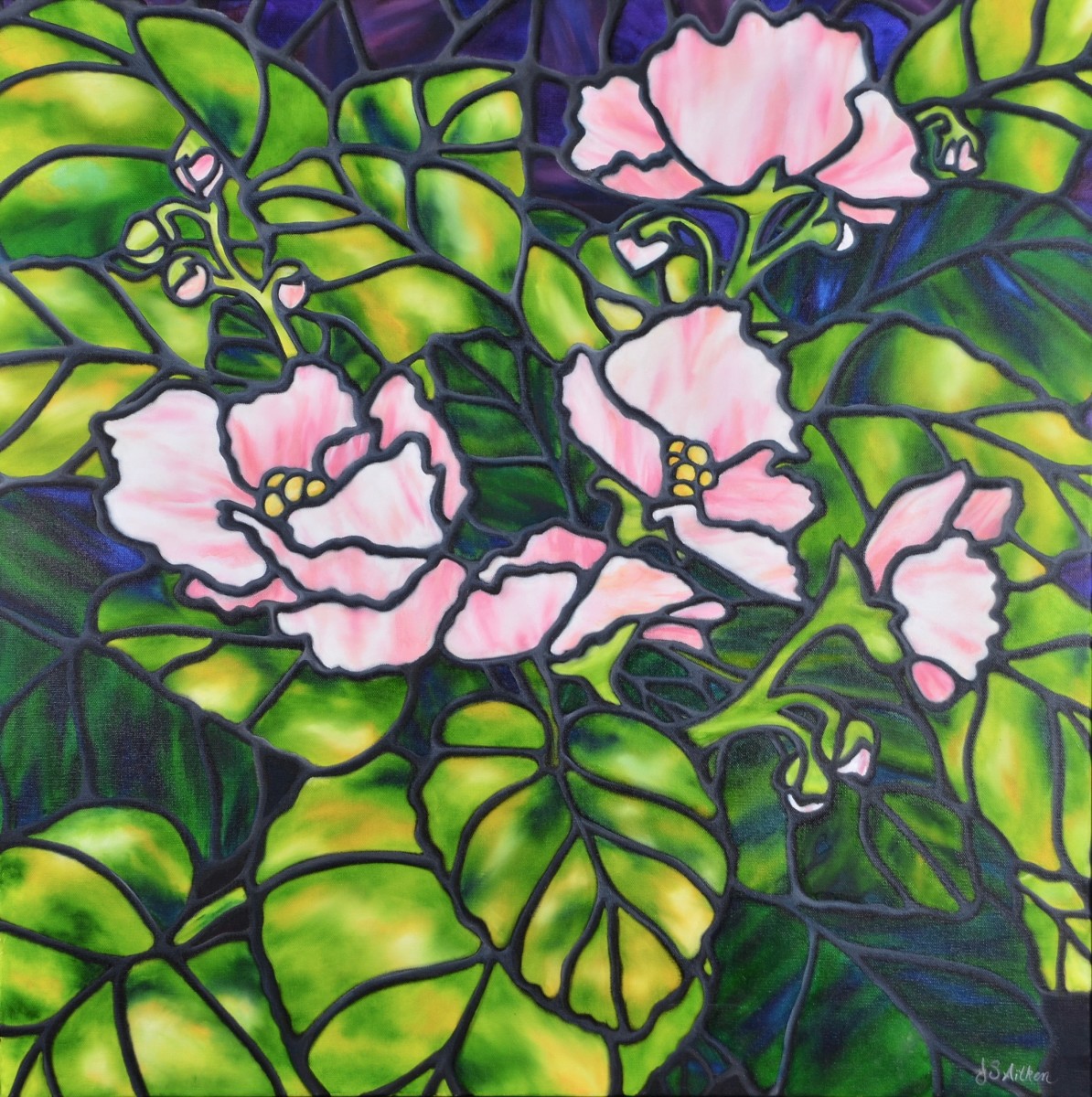 African Violet by JS Aitken 