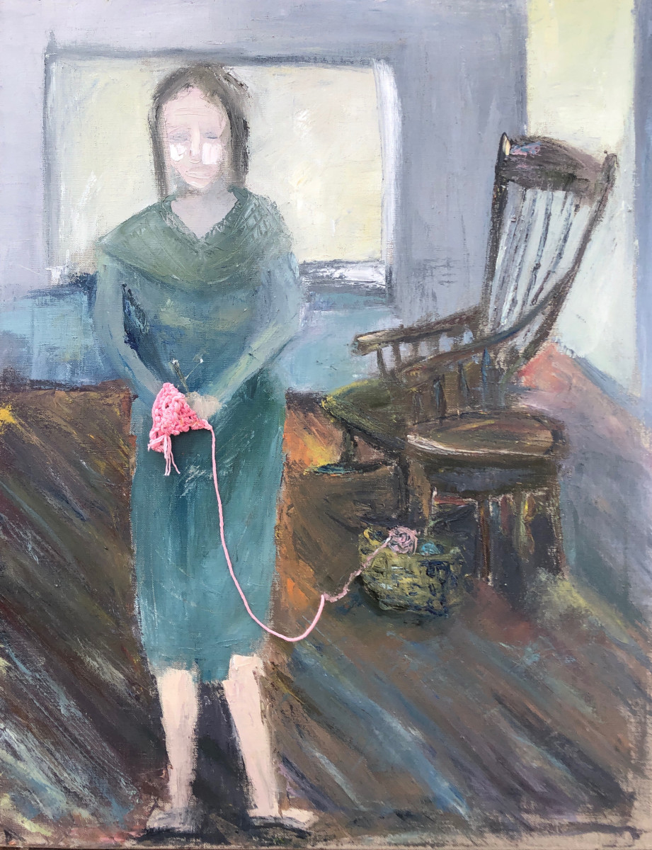 She Knit Herself a Voice by Renée  Ortiz 