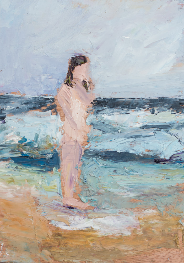 Girl at the Beach by Renée  Ortiz 