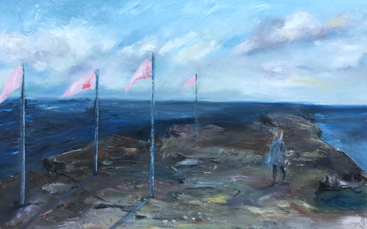 She Painted Her Red Flags Pink by Renée  Ortiz 