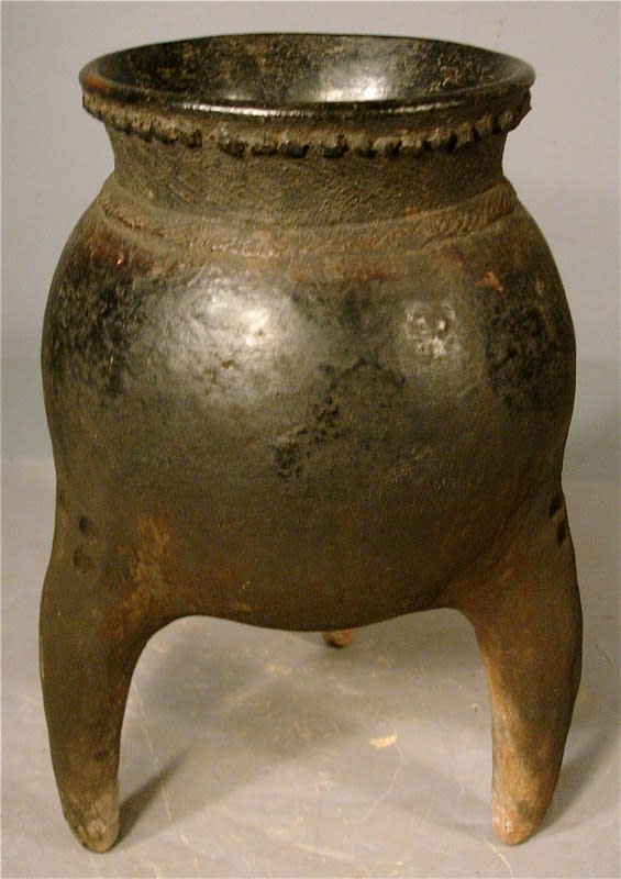Three Leg Vessel - Chamba, Nigeria by Chamba 