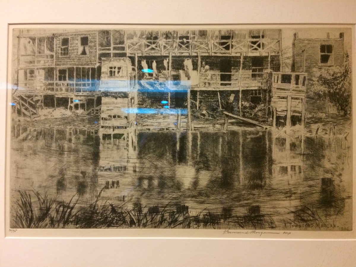 Tenements - The Mine Hole by Franklin Townsend Morgan 