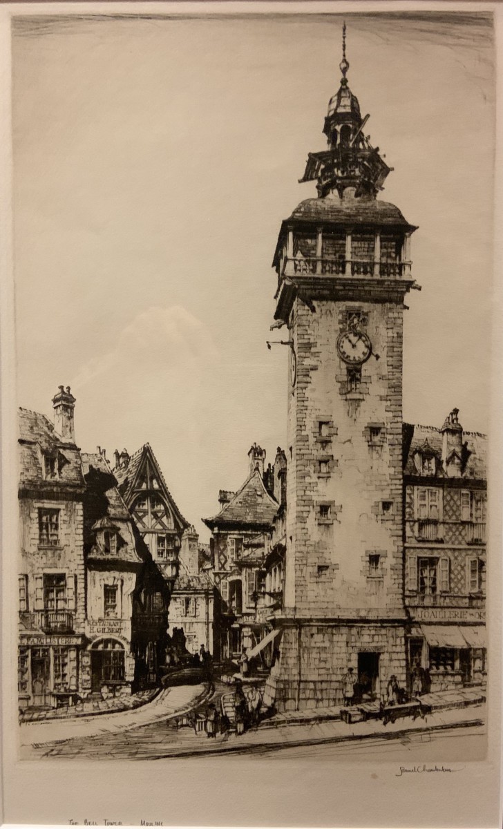 The Bell Tower-Moulins by Samuel  Chamberlain 