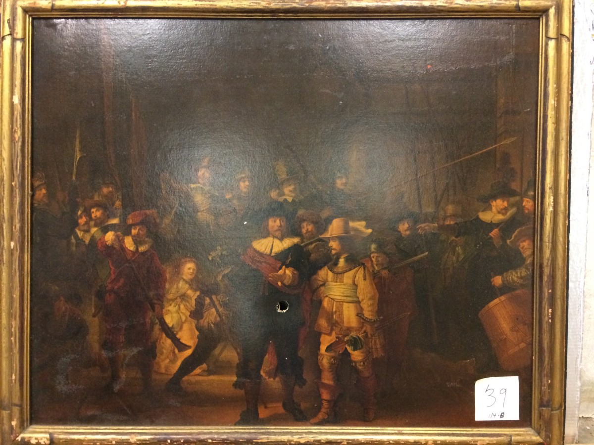 The Night Watch (reproduction) by Rembrandt van Rijn 