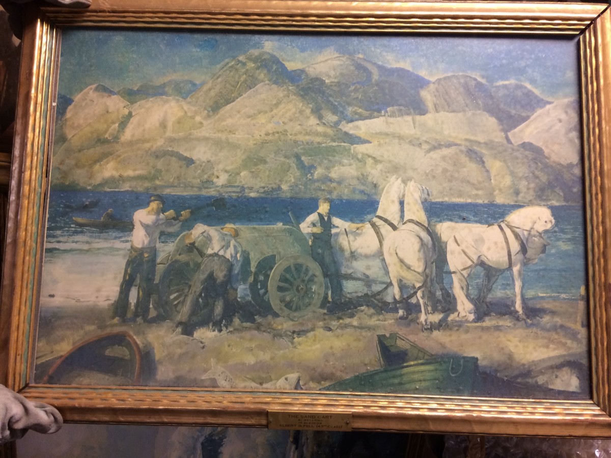 The Sand Cart (Reproduction) by George  Bellows 