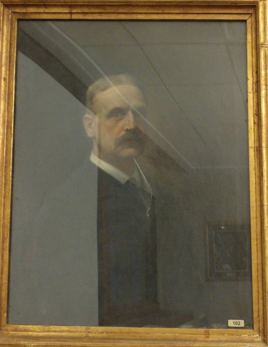 Portrait of a Man by Aug. D. Turner, August Drexler Turner 