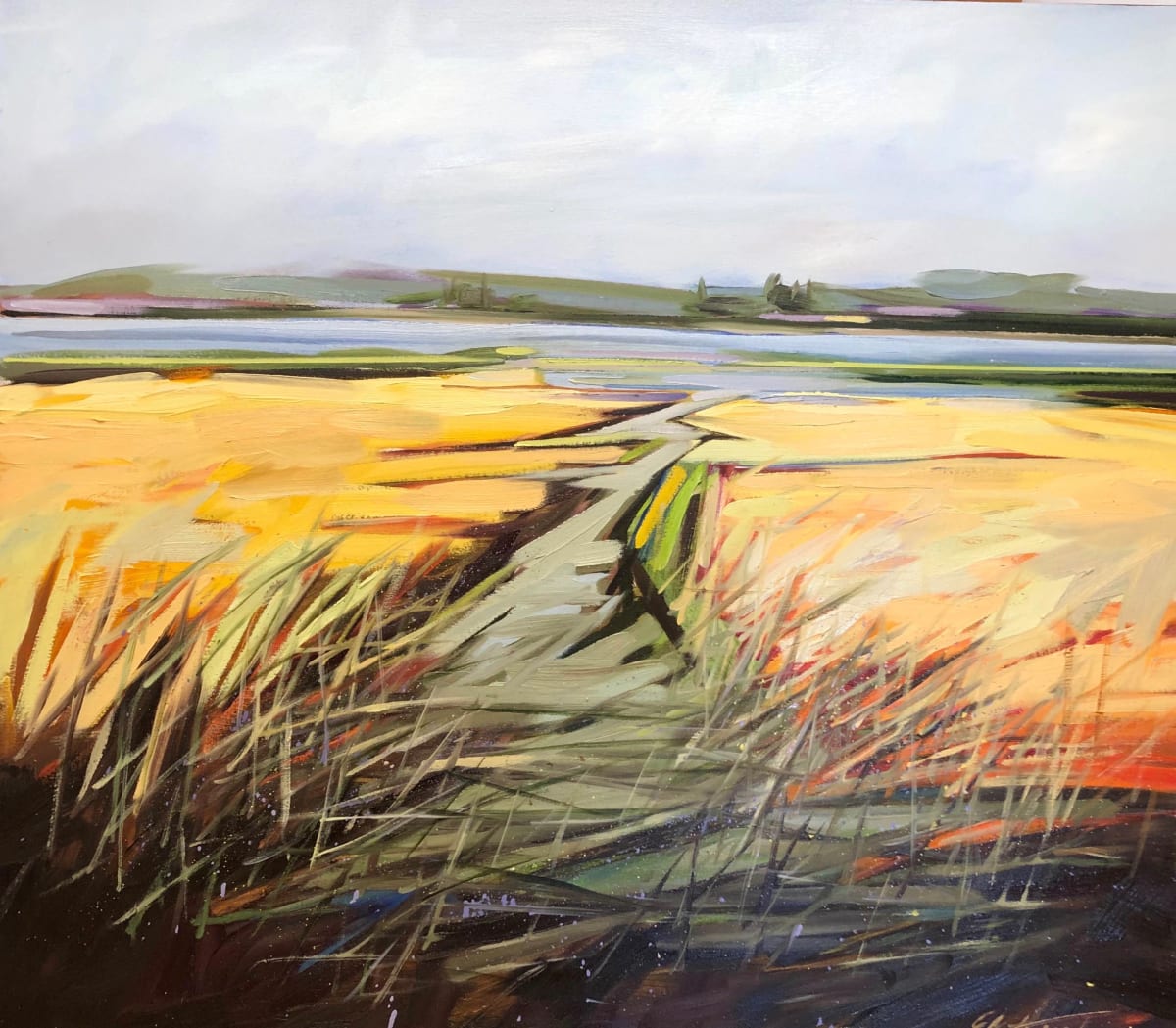 Marsh at the Dike, Image 1.