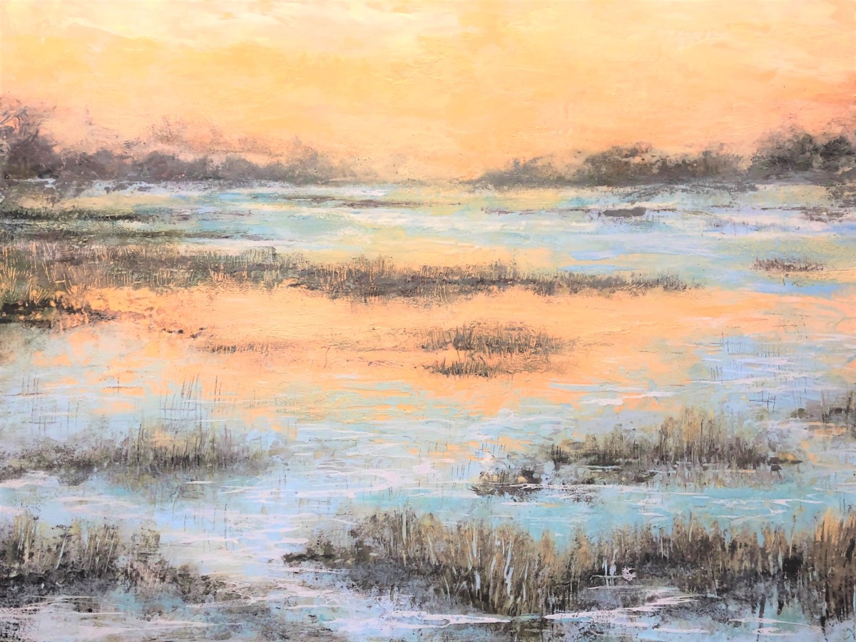 Evening Marsh by Anne Stine 