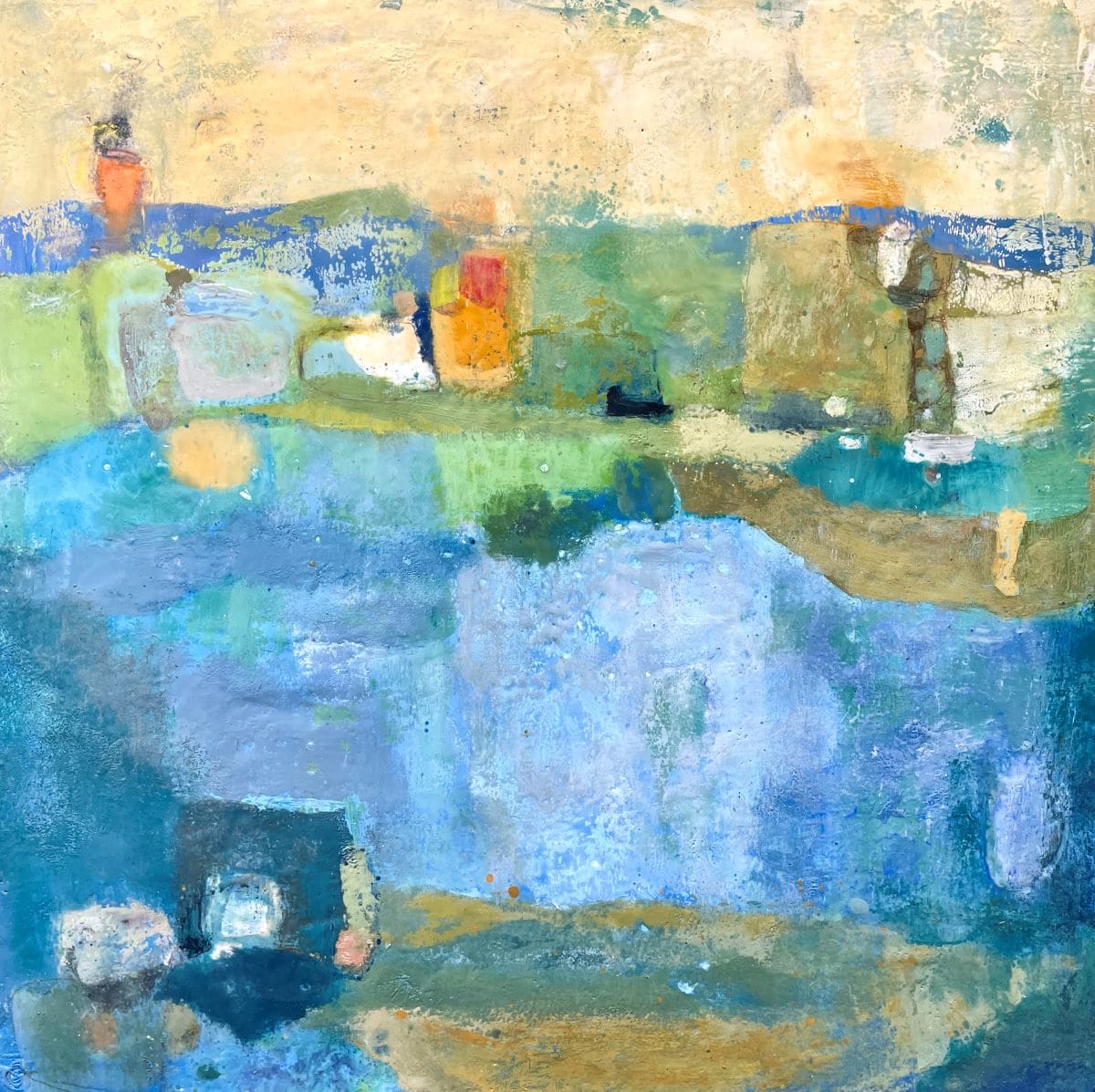 Falling in the land by Anne Stine 