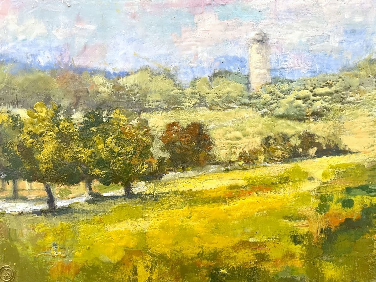 Solitary Silo by Anne Stine 