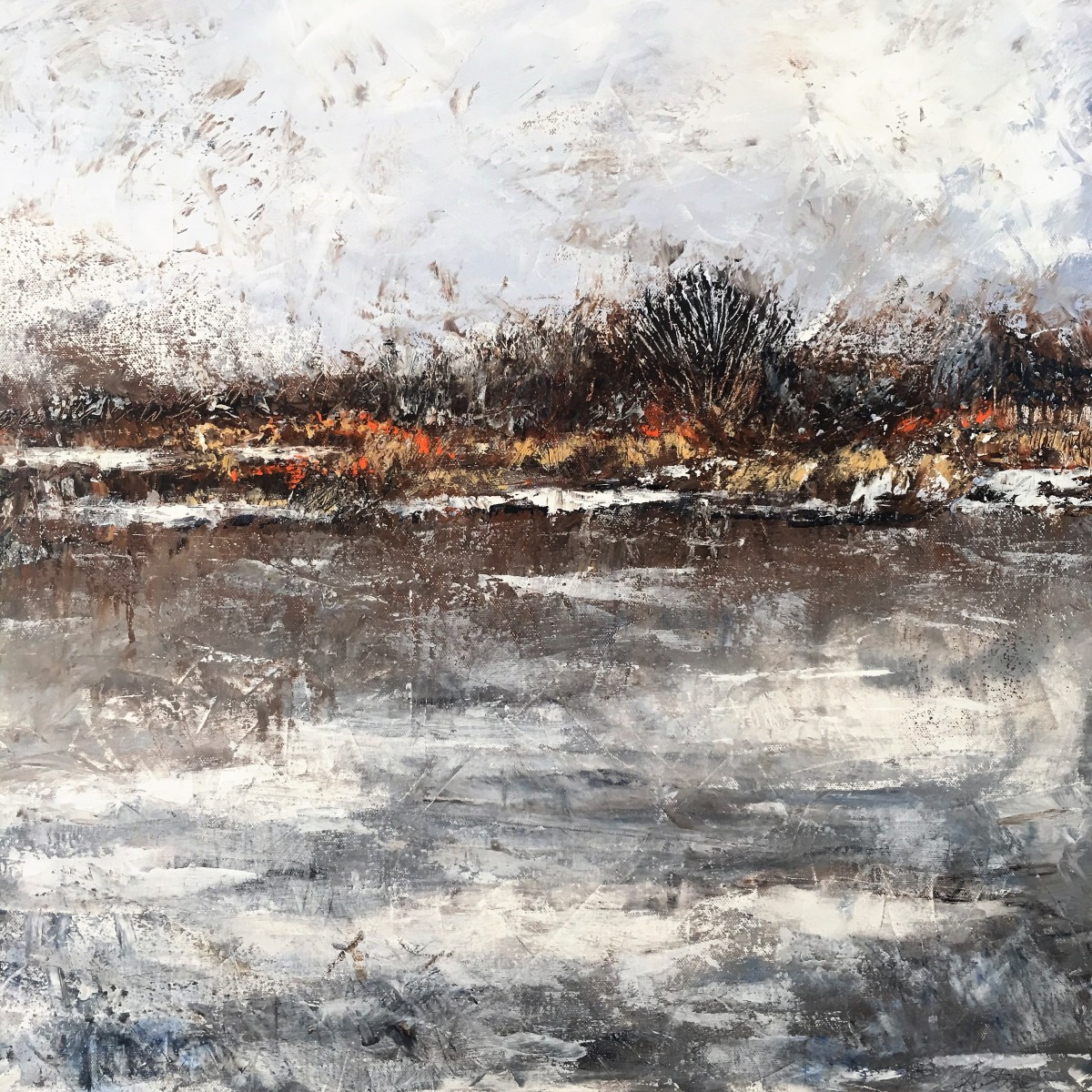 Icy Stillness by Anne Stine 