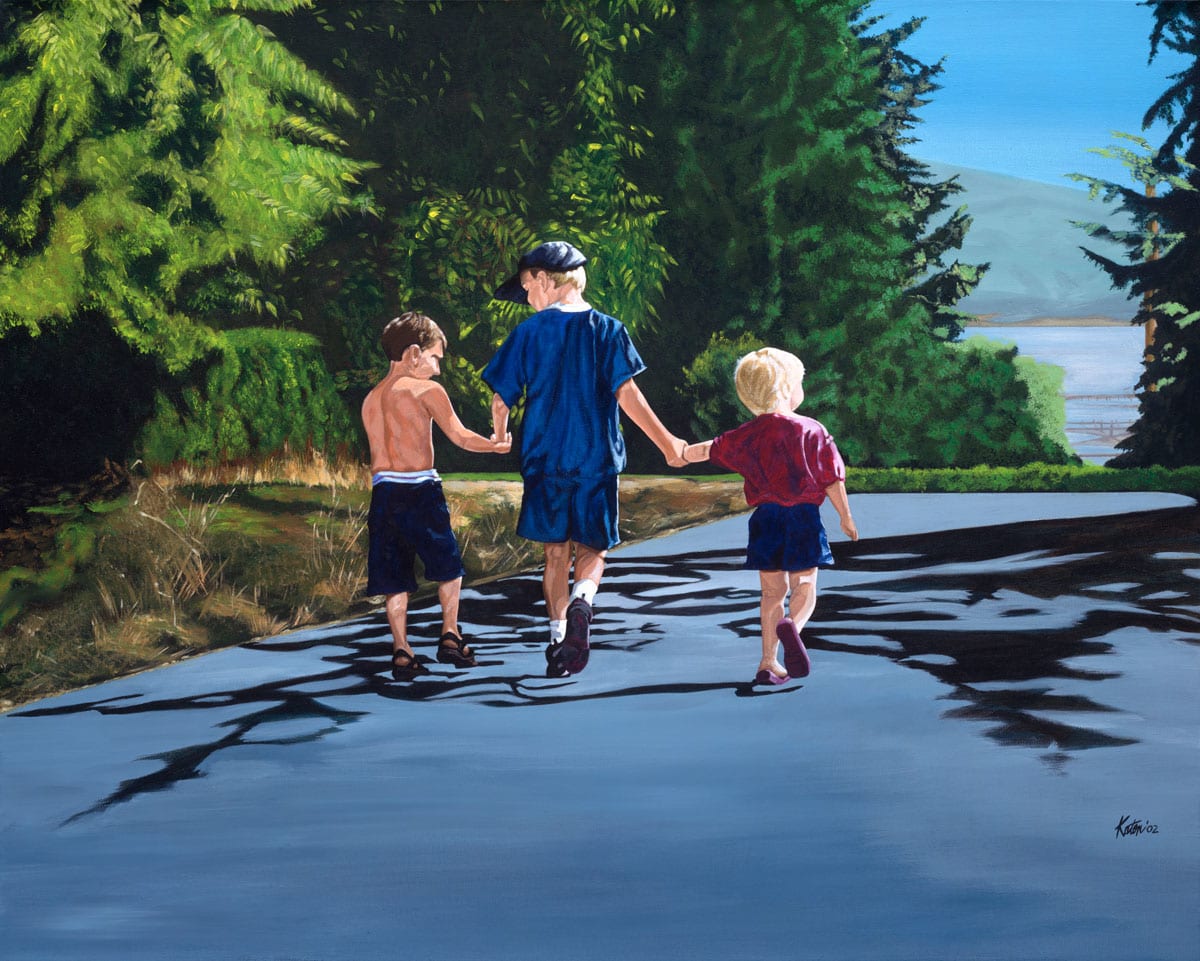 A1) Cousin Kyle by Kathleen Tonnesen  Image: "Cousin Kyle" Painting © Kathleen Tonnesen, 2002.