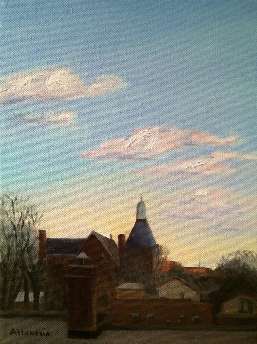 Fairmount Sunrise by John Attanasio Fine Art Studio 