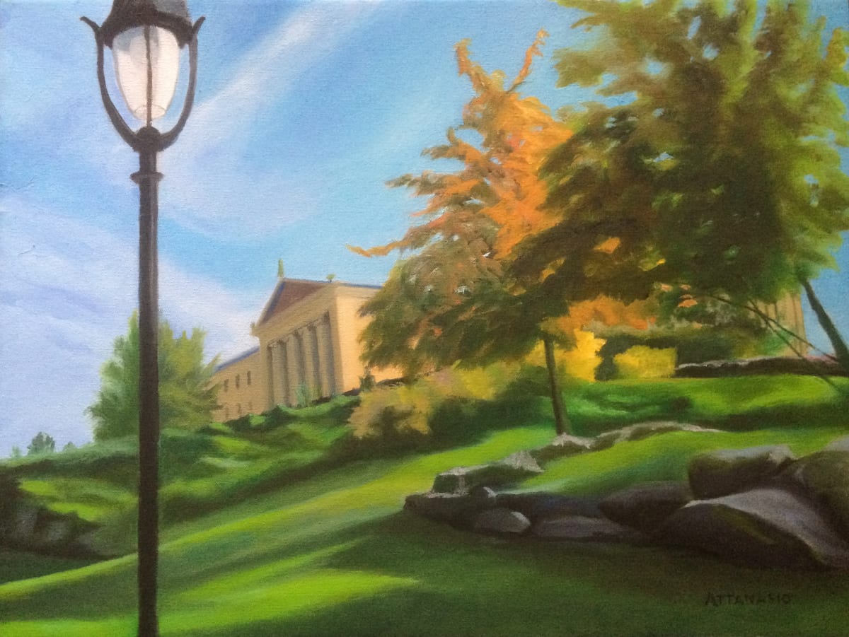 Autumn Orange by John Attanasio Fine Art Studio 