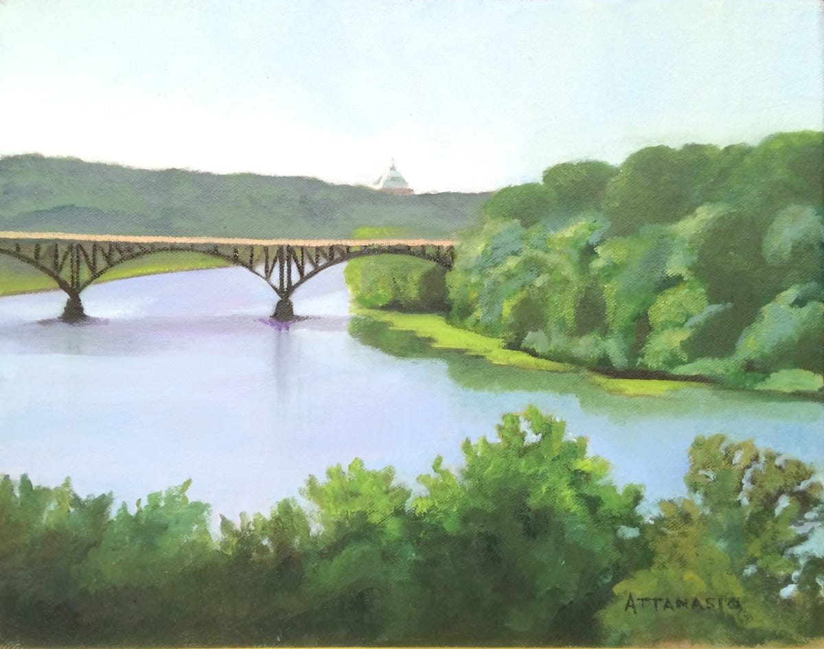 View from Laurel Hill by John Attanasio Fine Art Studio 