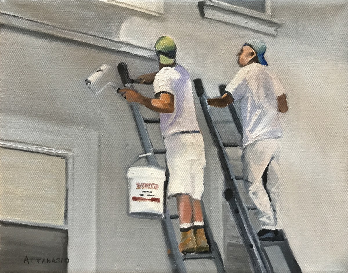 Painting South Philly by John Attanasio Fine Art Studio 