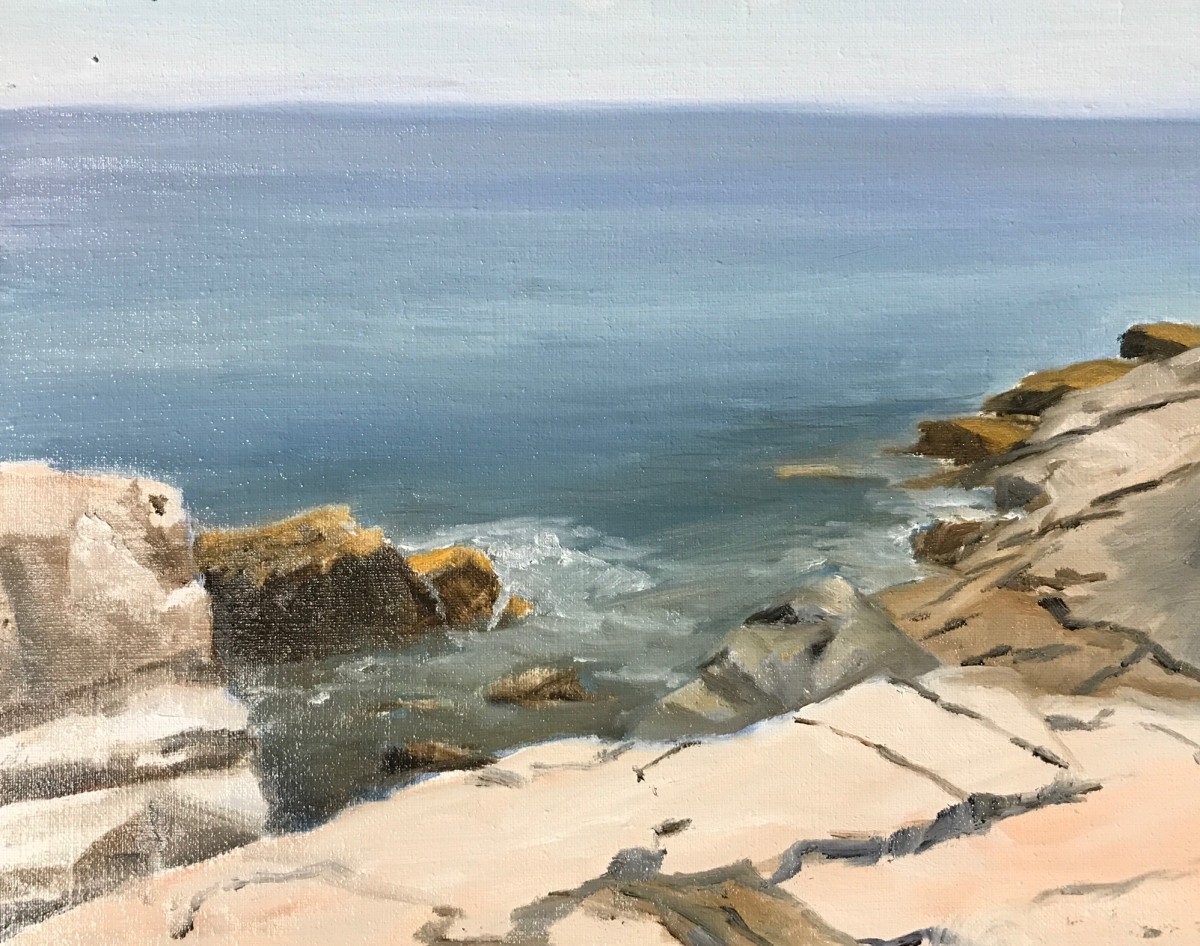 Schoodic Precipice by John Attanasio Fine Art Studio 