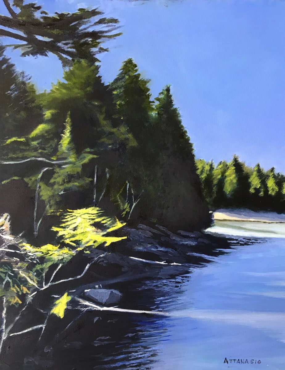 Carrying Place Cove on Dyer Bay by John Attanasio Fine Art Studio 